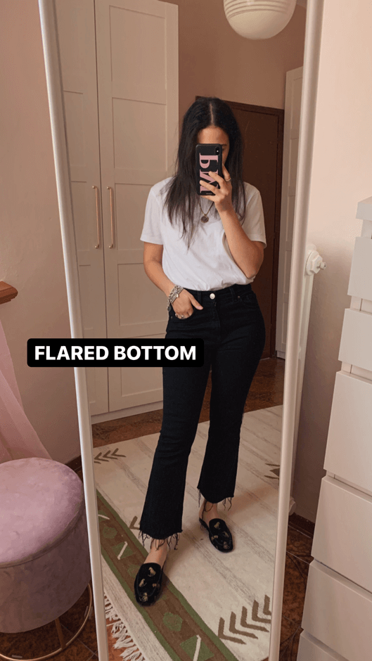 Estilos de jeans: flared