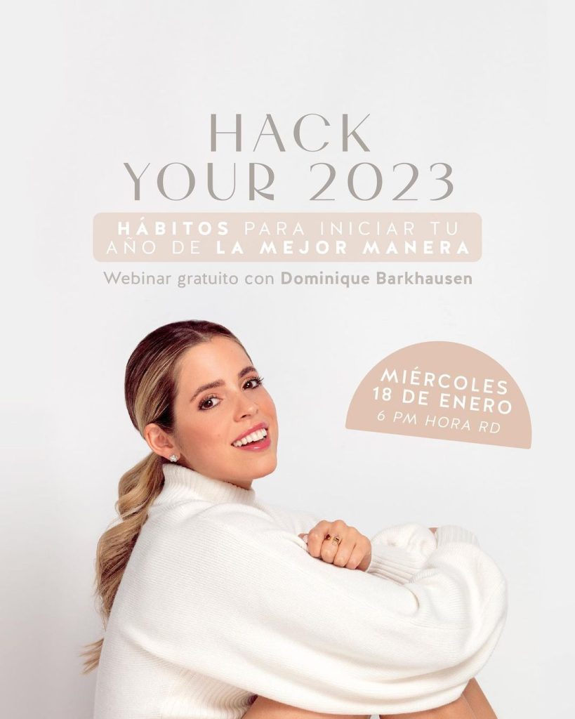 Hack your 2023 webinar Dominique Barkhausen