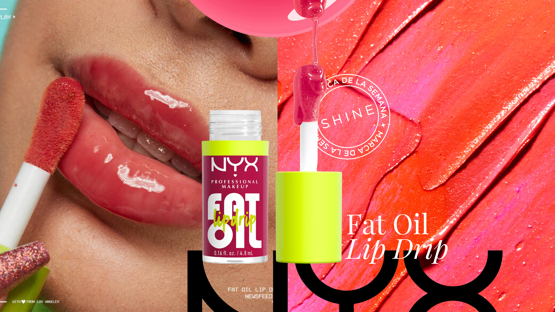 Fat Oil Lip Drip de NYX: Un brillo labial que no es pegajoso